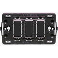 SOPORTE PLASTICO 3 PUESTOS 503R BTICINO