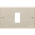 PLACA 1 PUESTO ALUMINIO OXIDAL C/TORNILLO 503/1 BTICINO