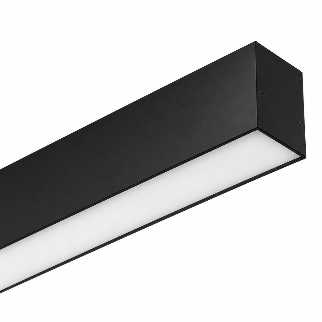 COLGANTE LINEAL NEGRO 40W 120CM