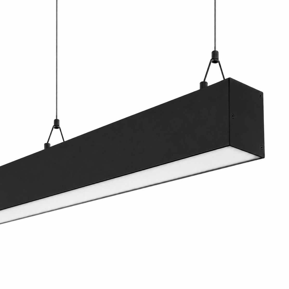 COLGANTE LINEAL NEGRO 40W 120CM