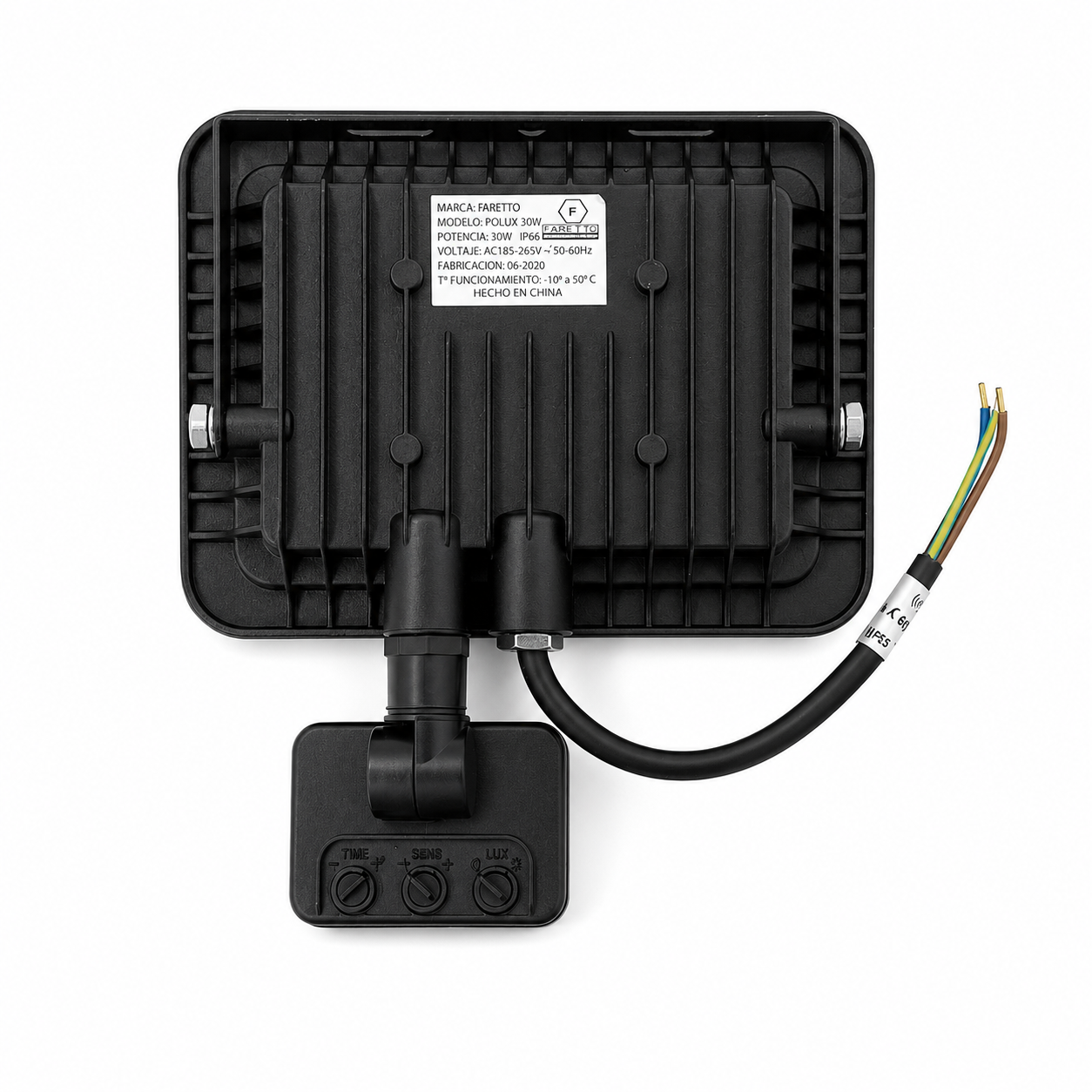 PROYECTOR POLUX LED 30W C/SENSOR