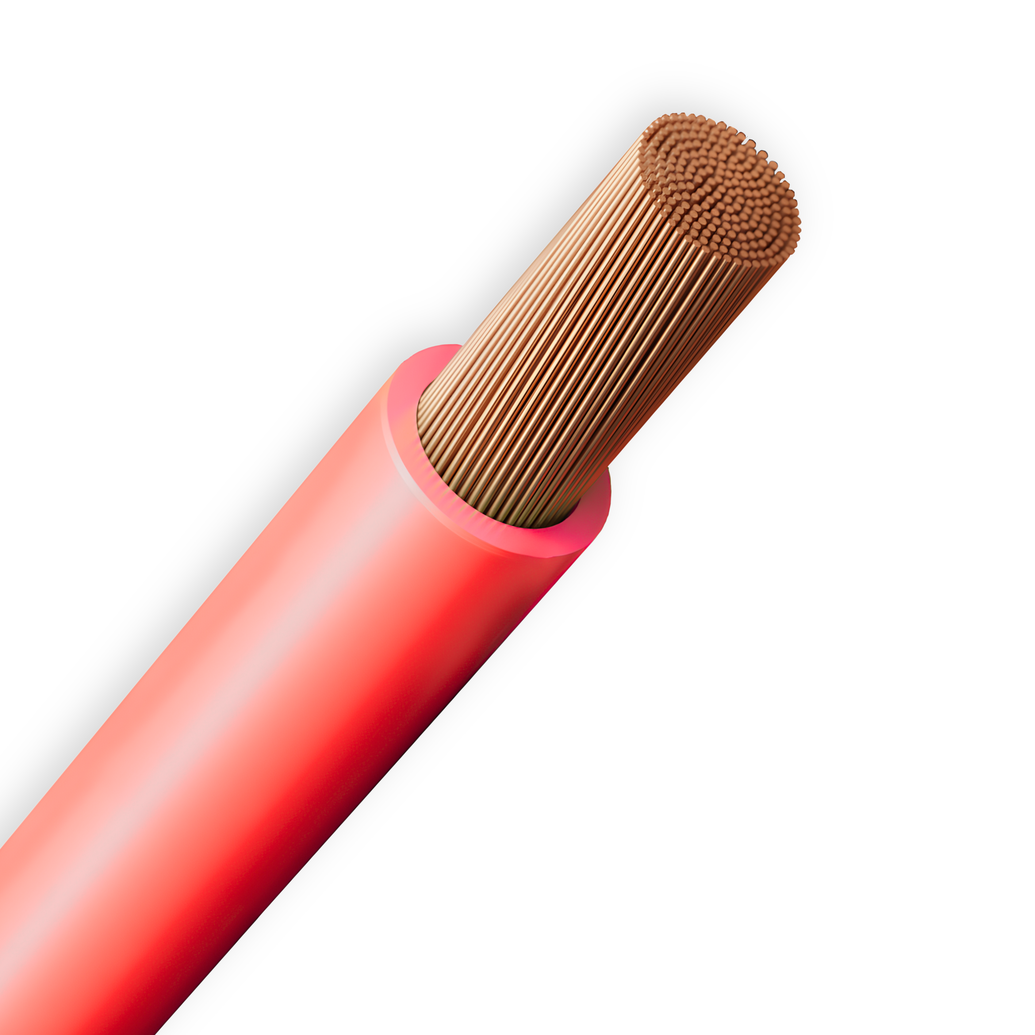CABLE L/HALOGENOS H07Z1-K 4.0MM2 ROJO
