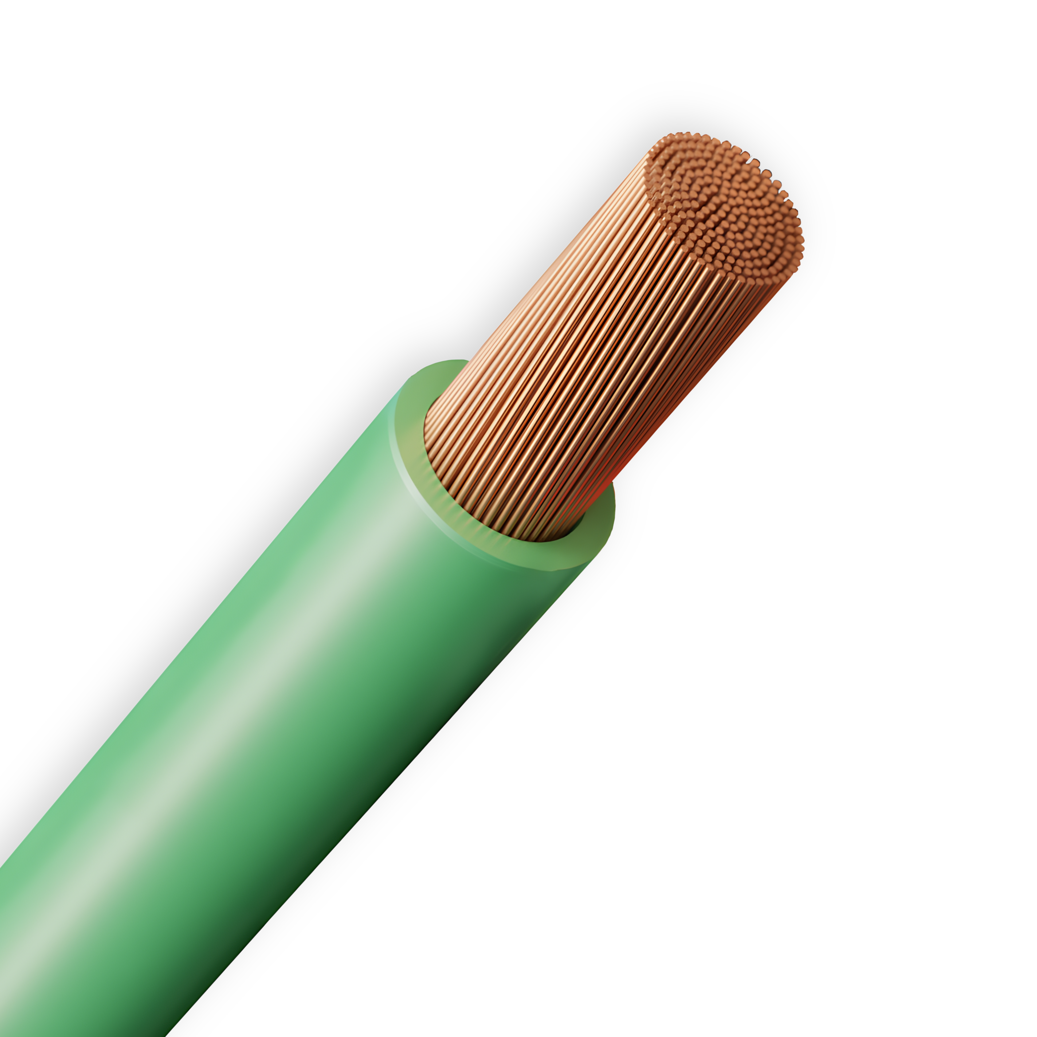 CABLE L/HALOGENOS H07Z1-K 1.5MM VERDE