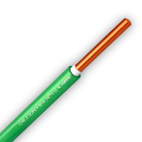 ALAMBRE NYA H07V-U 1.5MM2 VERDE