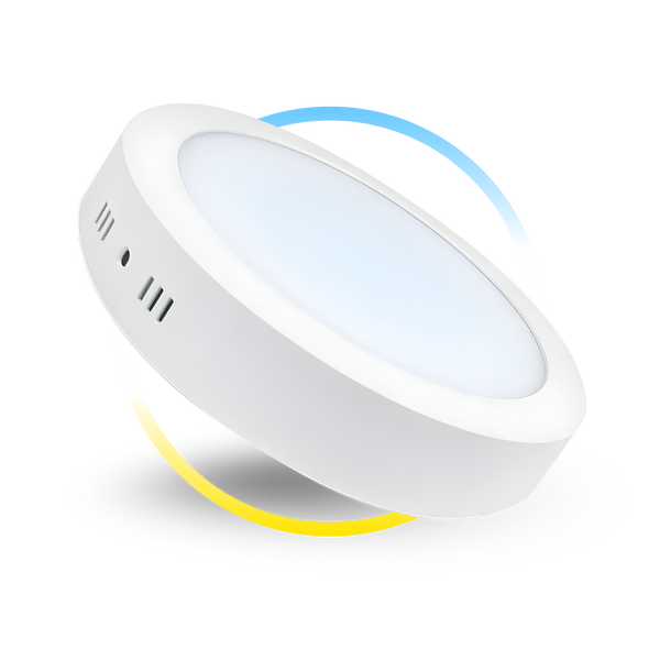 PANEL LED SOBREPUESTO REDONDO 12W