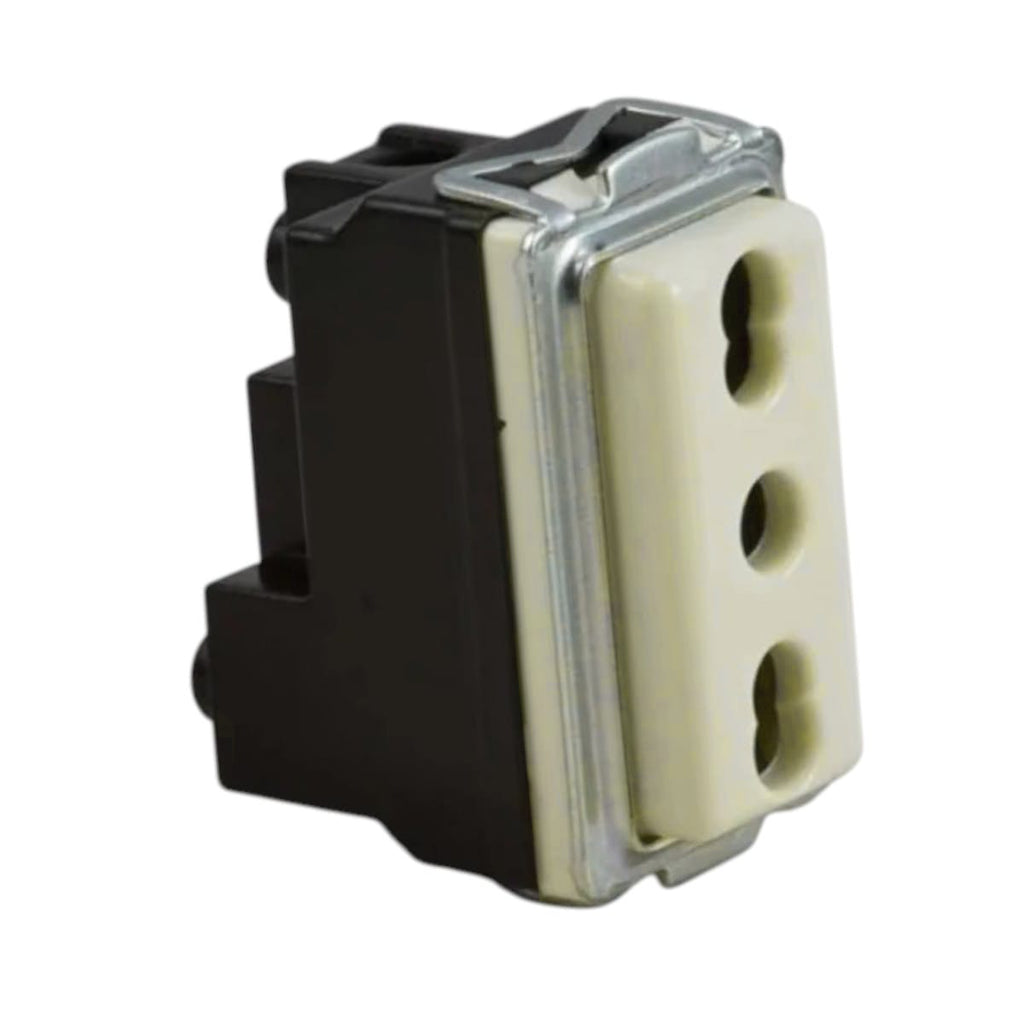 MODULO ENCHUFE 2P+T 10/16A 250V C/ALVEOLOS PROTEGIDOS MAGIC BTICINO