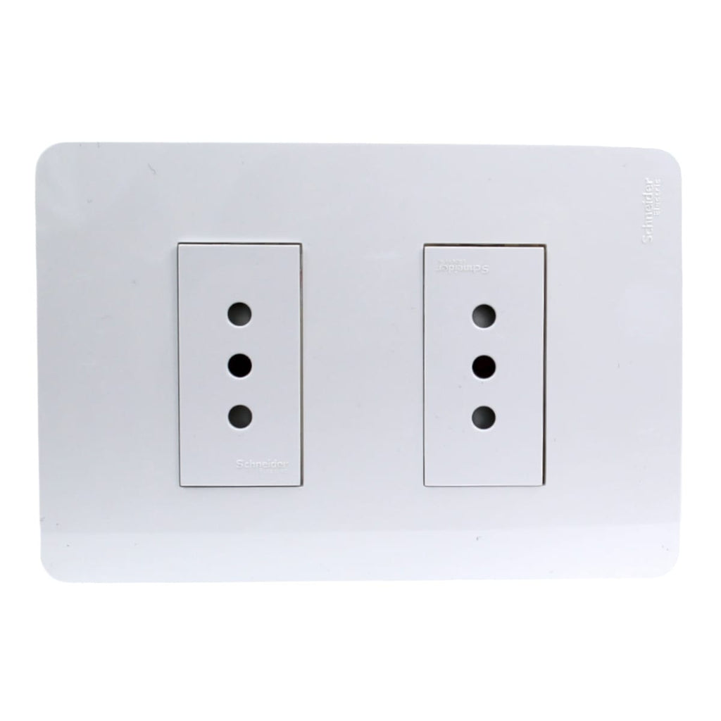 PLACA ORION ARMADA C/TOMA CORRIENTE DOBLE 10A 250V BLANCO