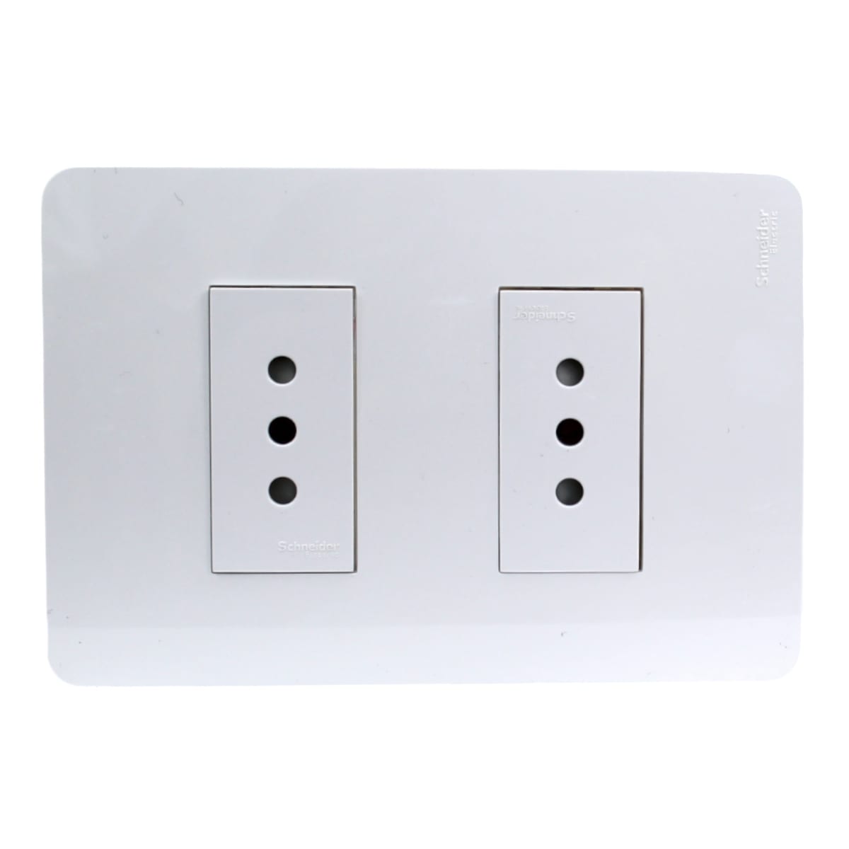 PLACA ORION ARMADA C/TOMA CORRIENTE DOBLE 10A 250V BLANCO