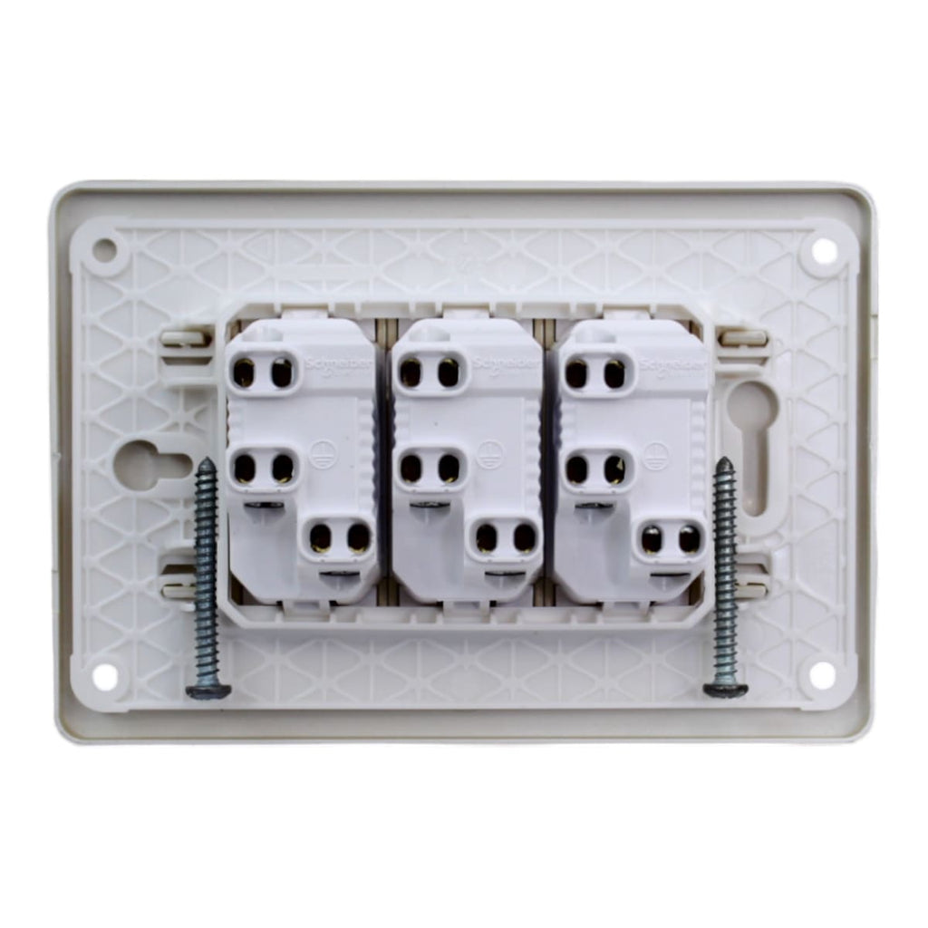 PLACA ORION ARMADA C/TOMA CORRIENTE TRIPLE 10A 250V HORIZON