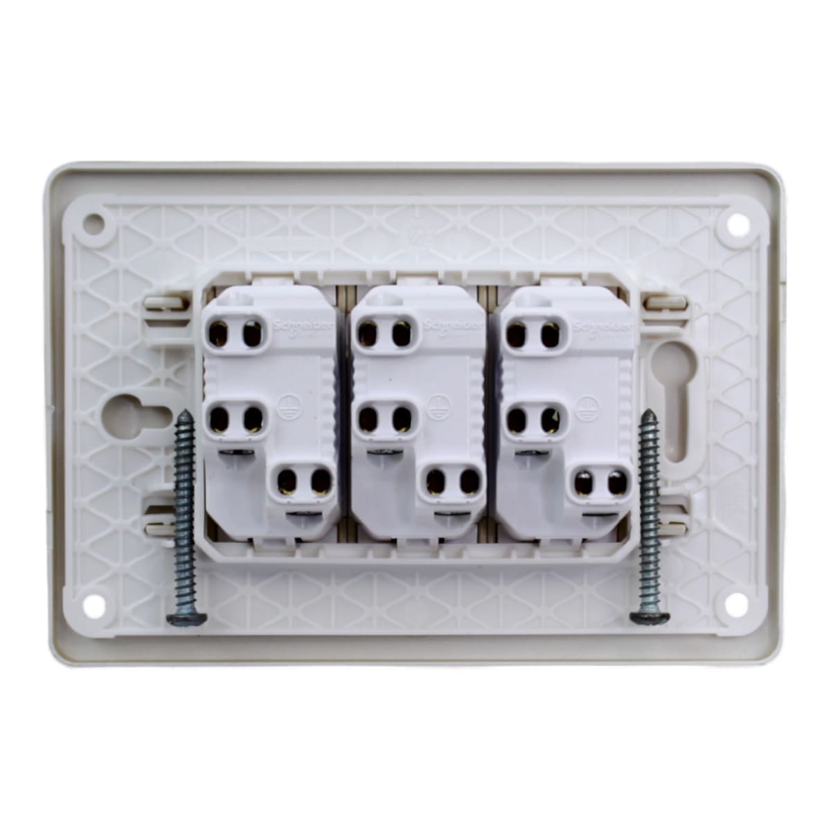 PLACA ORION ARMADA C/TOMA CORRIENTE TRIPLE 10A 250V HORIZON