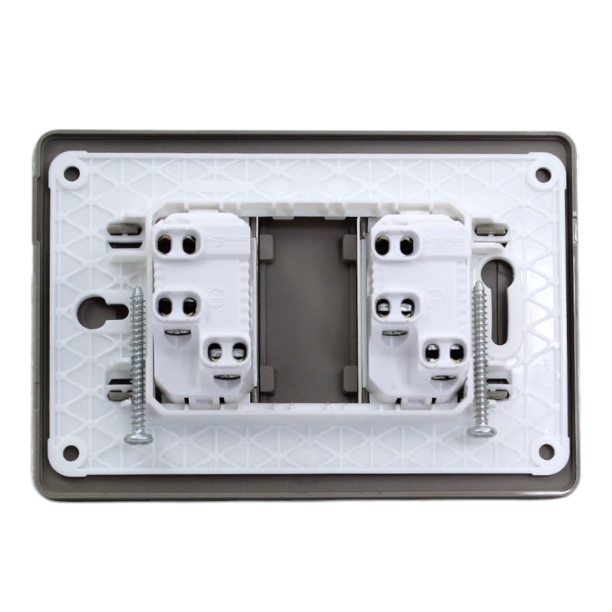 PLACA ORION ARMADA C/TOMA CORRIENTE DOBLE 10A 250V BRONCE