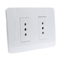 PLACA ORION ARMADA C/TOMA CORRIENTE DOBLE 10A 250V BLANCO