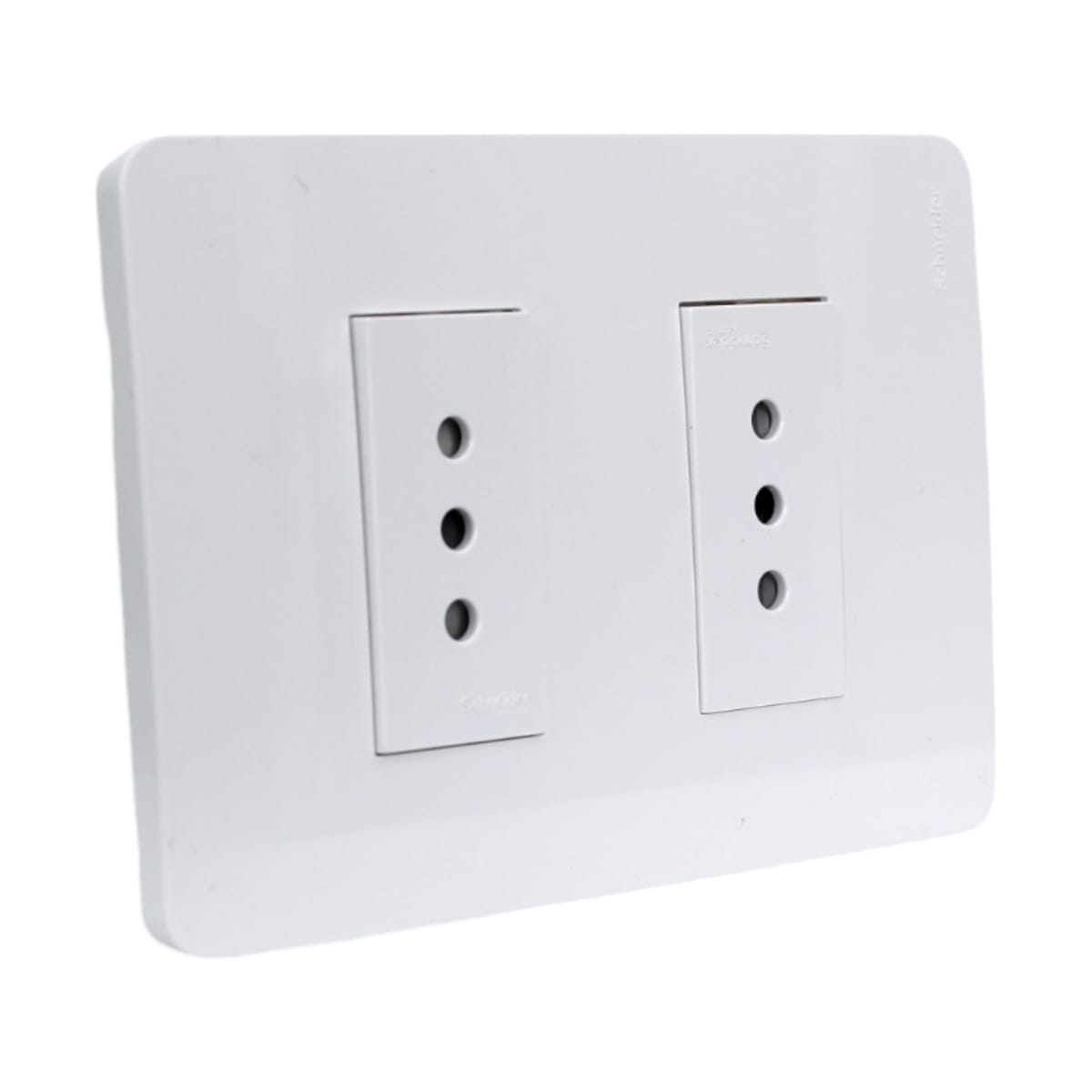 PLACA ORION ARMADA C/TOMA CORRIENTE DOBLE 10A 250V BLANCO