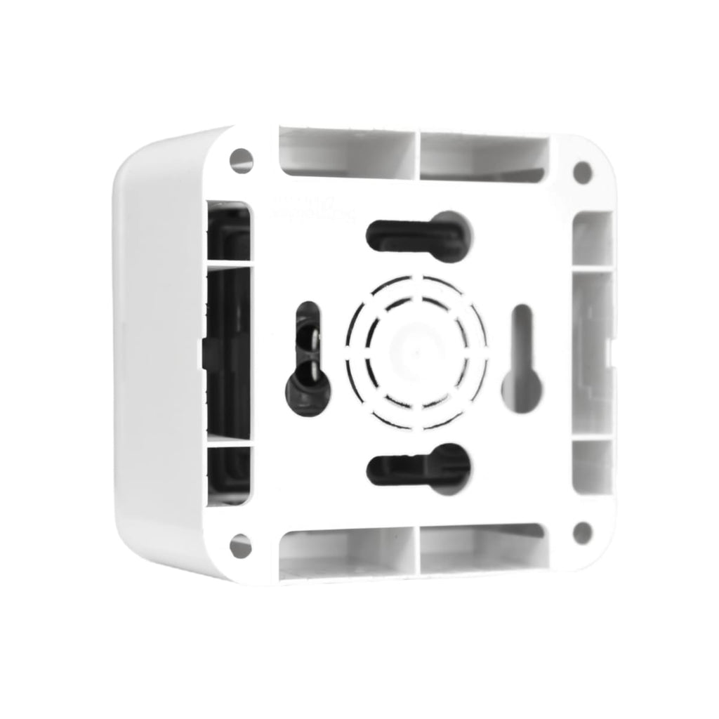 CASQUETE GENESIS ARMADO C/TOMA CORRIENTE DOBLE 10A 250V BLANCO