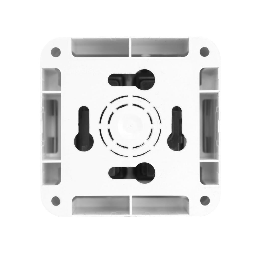CASQUETE GENESIS ARMADO C/TOMA CORRIENTE DOBLE 10A 250V BLANCO