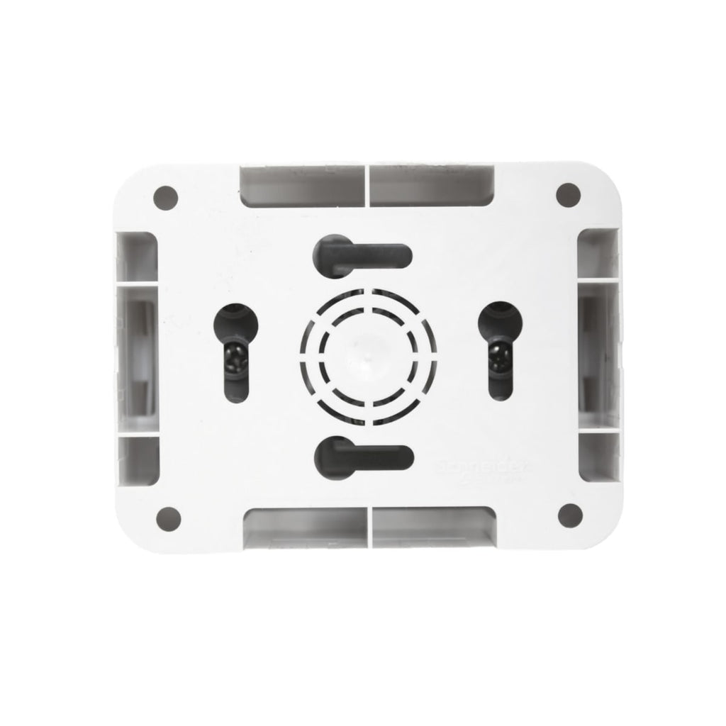 CASQUETE GENESIS ARMADO C/TOMA CORRIENTE TRIPLE 10A 250V BLANCO
