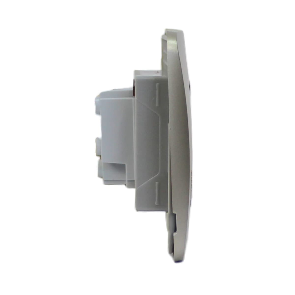 PLACA MILUZ ARMADA C/TOMA CORRIENTE DOBLE 10A 250V DORADO