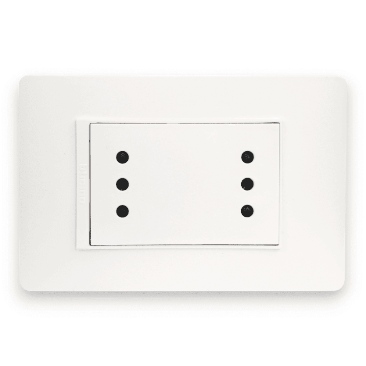 TOMA CORRIENTE DOBLEX 2P+T 10A 250V BLANCO ARMADA LÚZICA