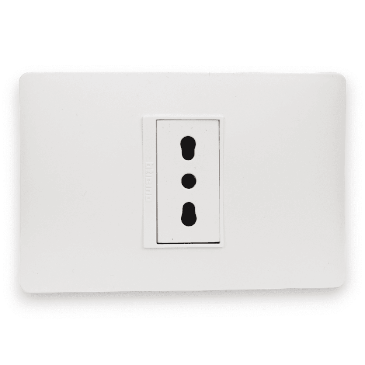 TOMA CORRIENTE SIMPLE 2P+T 10/16A 250V BLANCO ARMADA LÚZICA