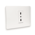 TOMA CORRIENTE SIMPLE 2P+T 10/16A 250V BLANCO ARMADA LÚZICA