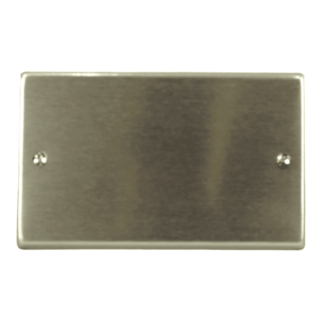 PLACA CIEGA CON TORNILLOS ALUMINIO ANODIZADO