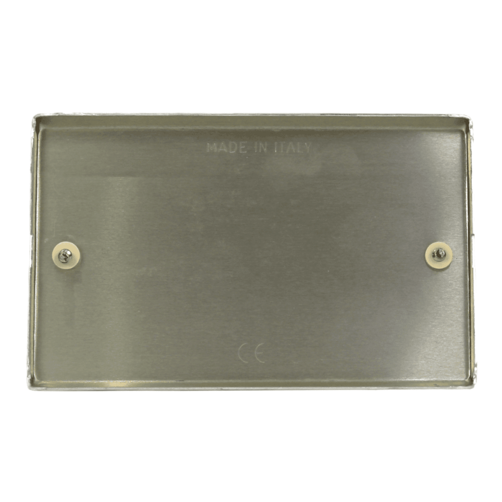 PLACA CIEGA CON TORNILLOS ALUMINIO ANODIZADO