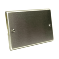 PLACA CIEGA CON TORNILLOS ALUMINIO ANODIZADO