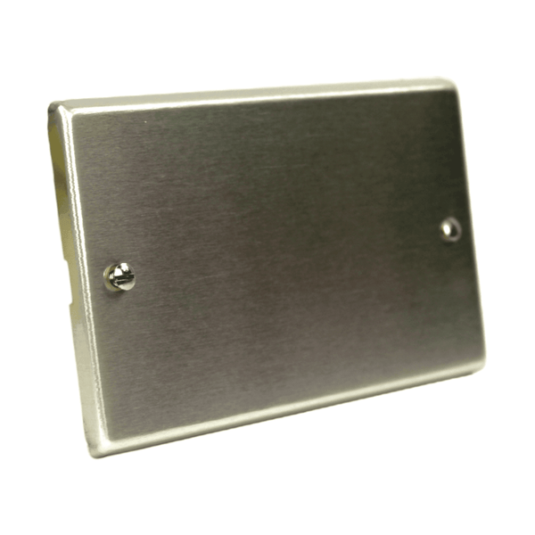 PLACA CIEGA CON TORNILLOS ALUMINIO ANODIZADO