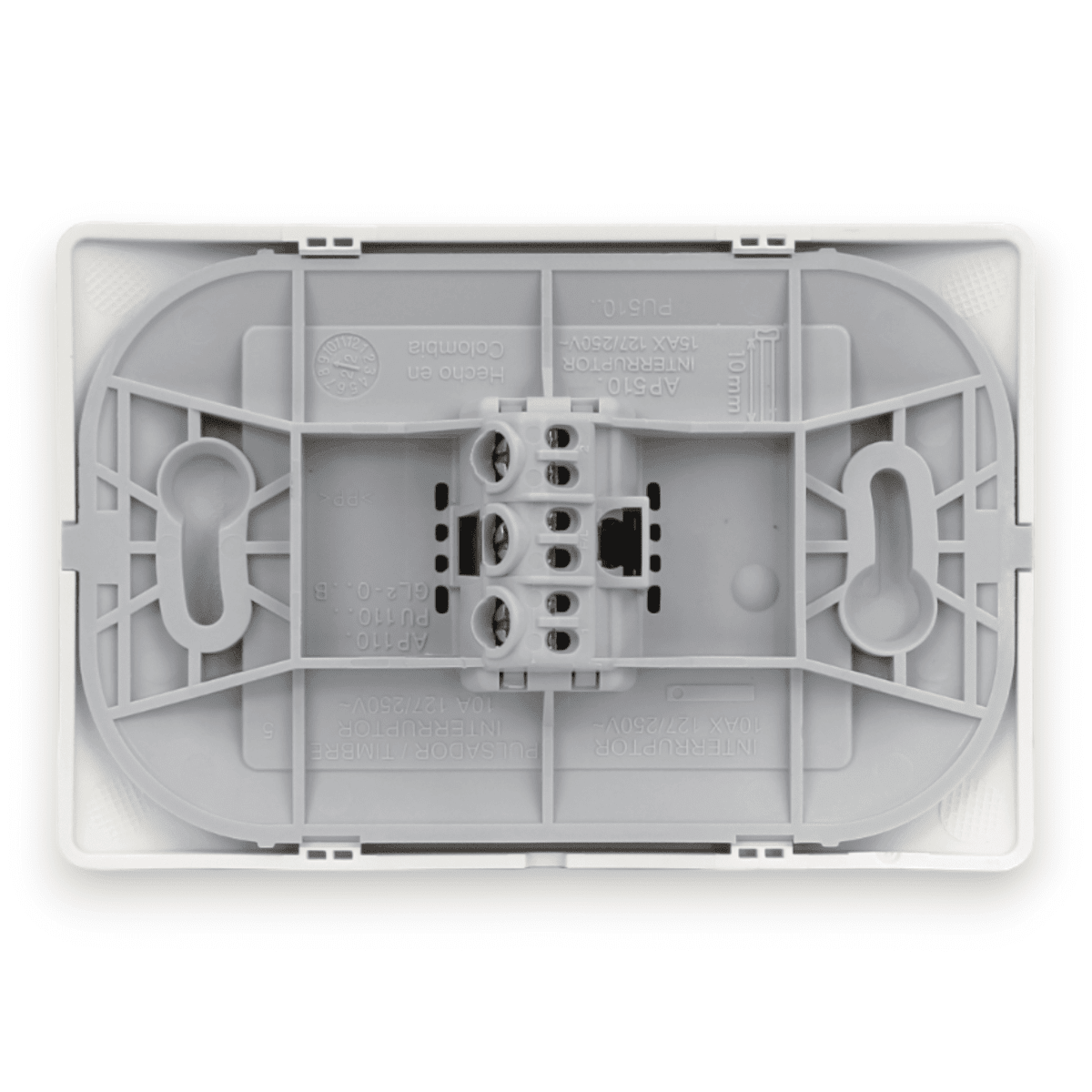 INTERRUPTOR 9/12 10A 250V BLANCO ARMADA LÚZICA