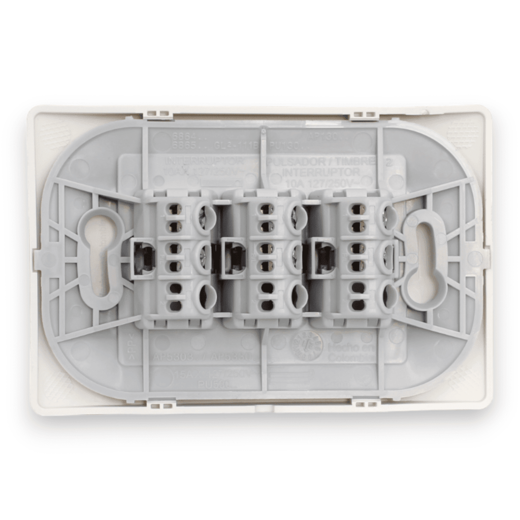 INTERRUPTOR 9/32 10A 250V BLANCO ARMADA LÚZICA