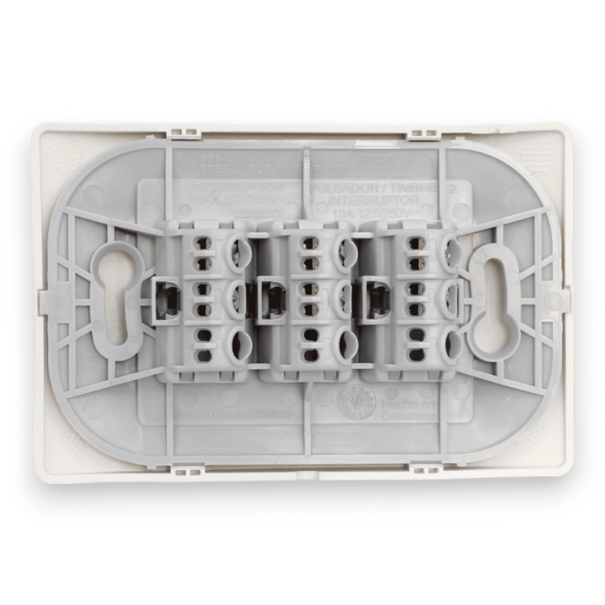 INTERRUPTOR 9/32 10A 250V BLANCO ARMADA LÚZICA