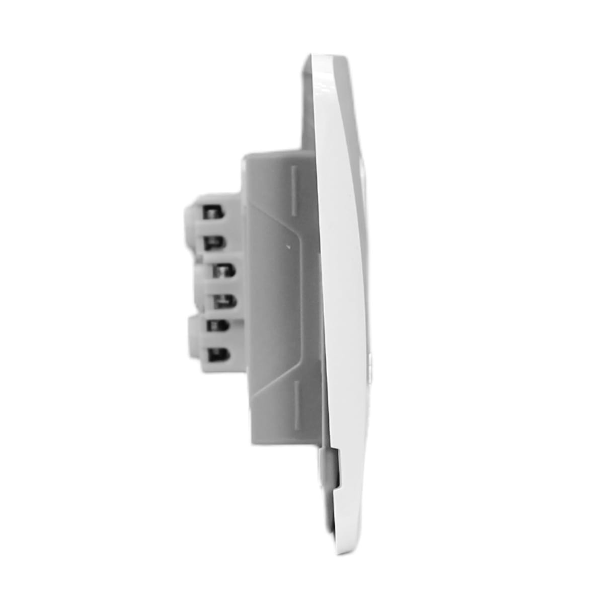 PLACA MILUZ ARMADA C/TOMA CORRIENTE DOBLE 10A 250V BLANCO