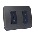 PLACA MILUZ ARMADA C/TOMA CORRIENTE DOBLE 10A 250V GRAFITO