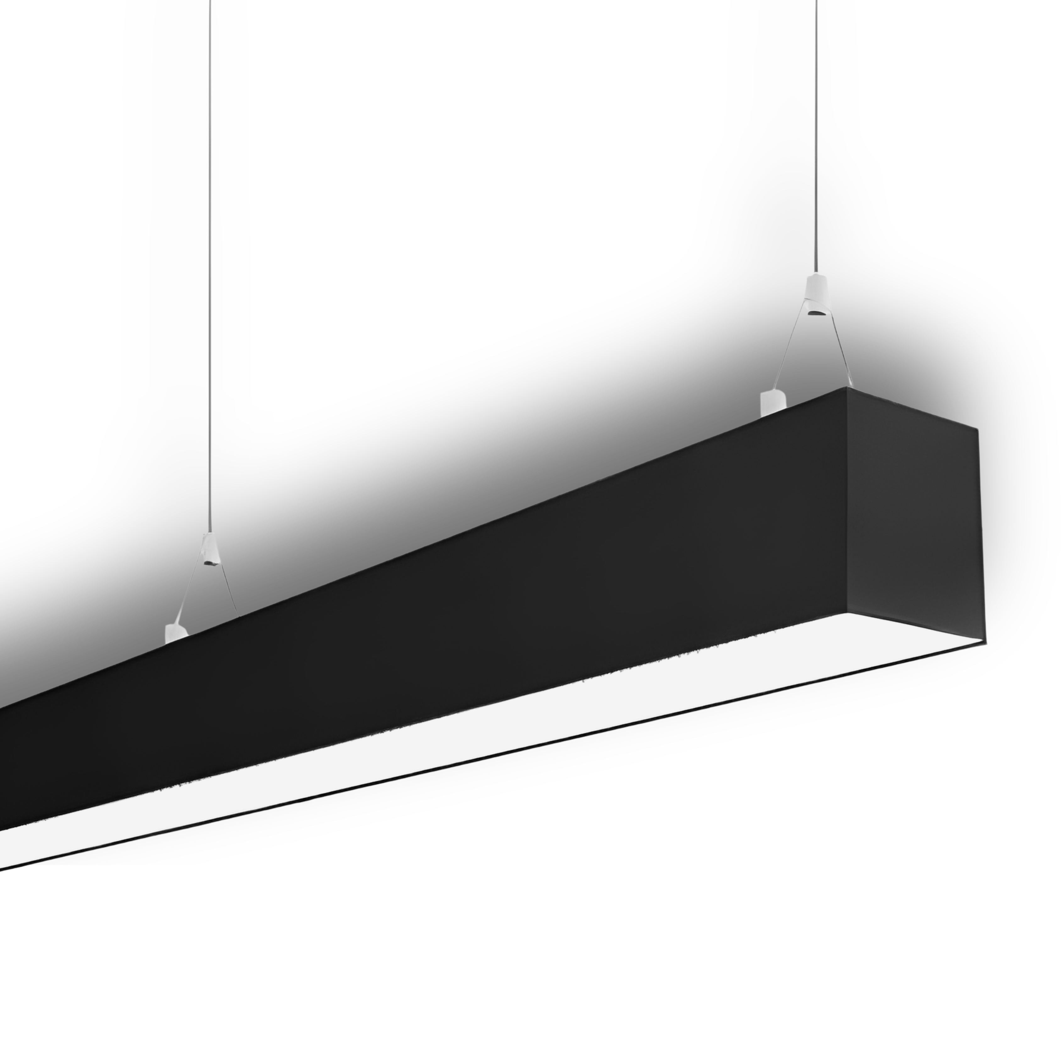 COLGANTE LINEAL NEGRO 40W 120CM